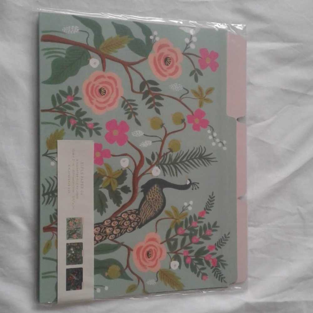Rifle Paper Co file folders - set of 3